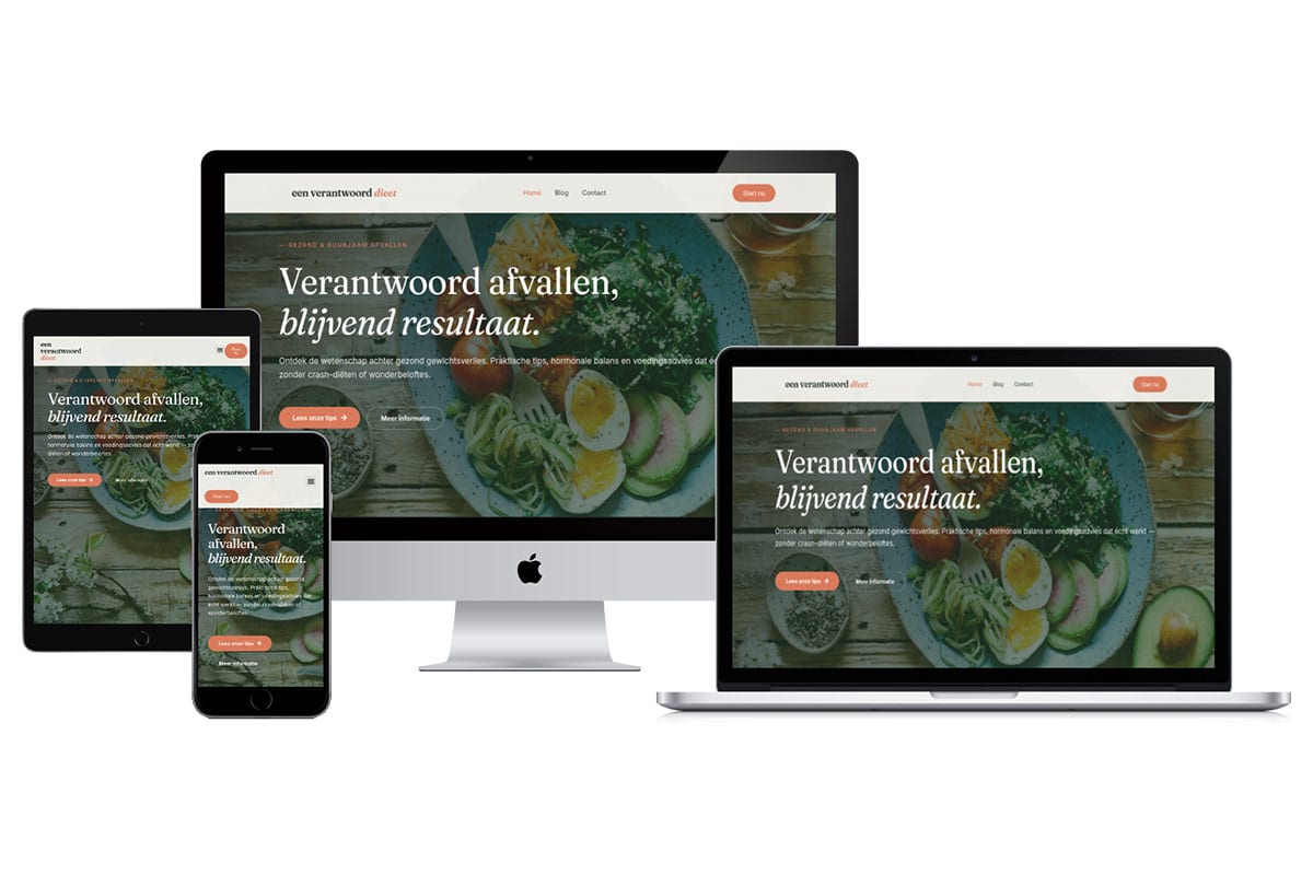 website een verantwoord dieet